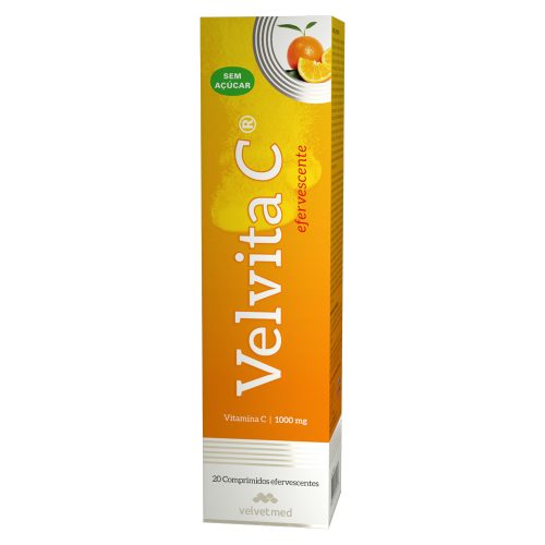 Vitamina C 1000 mg efervescente velvita C